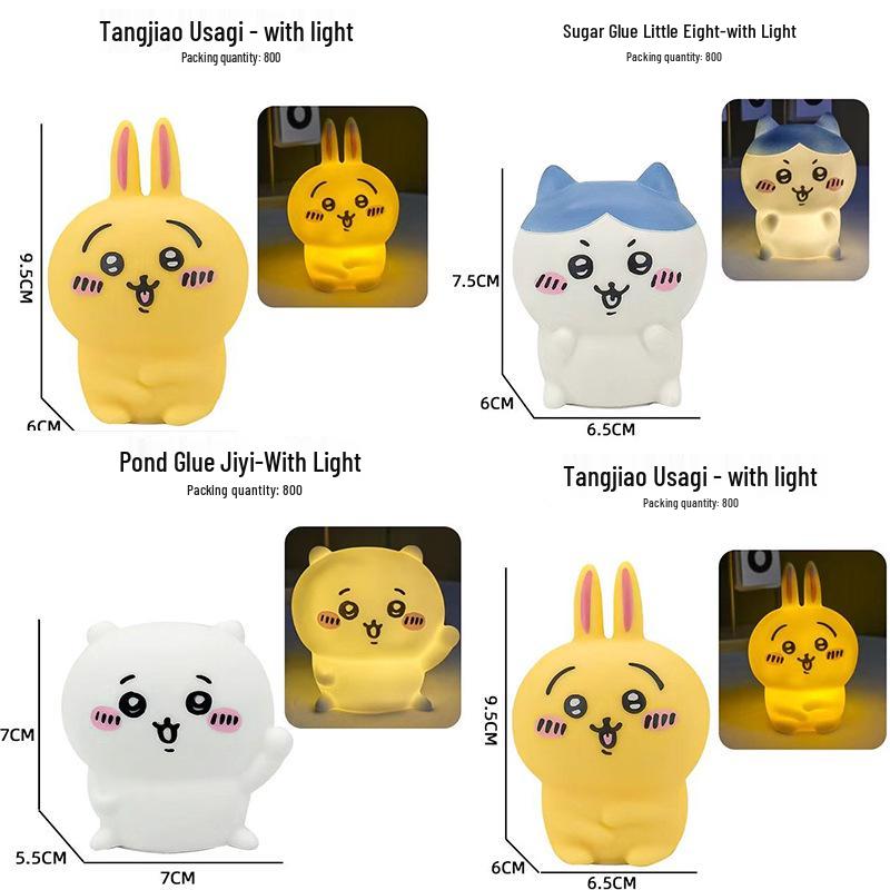 Chiikawa Nachtlicht Usagi & Hachi Vinylfigur Ornament