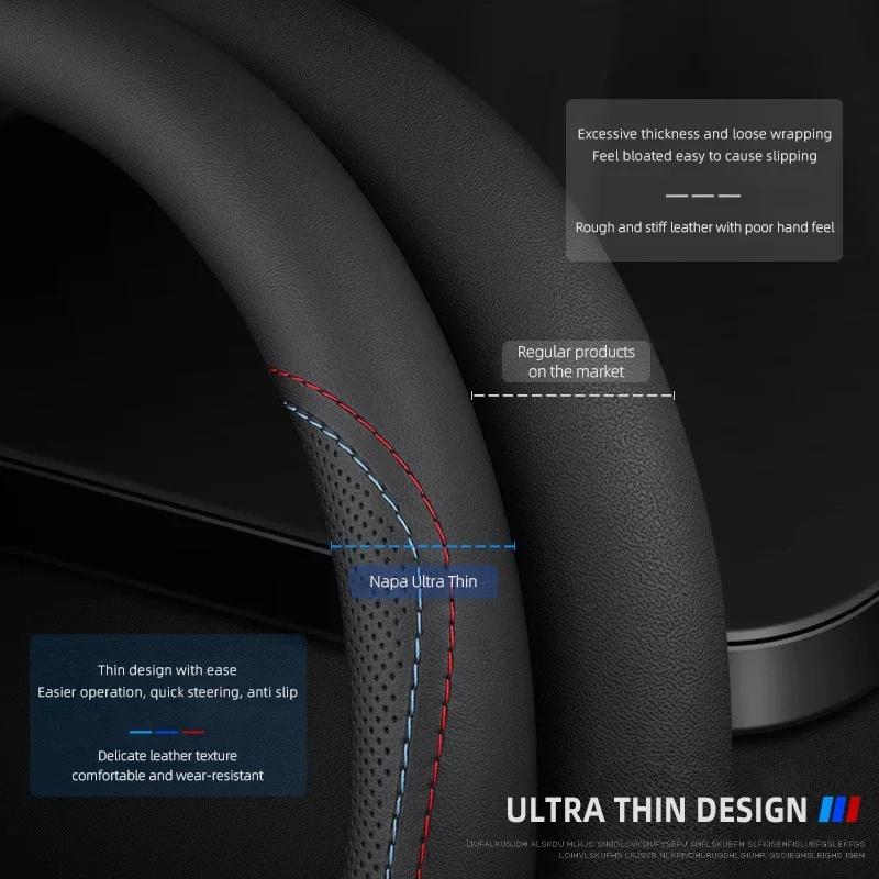 2025 Horký 38cm kožený potah volantu do auta z uhlíkových vláken pro Mazda MX-5 CX-30 CX-3 CX-8 CX-5 CX3 CX5 CX4 cx30 cx8 auto accesso