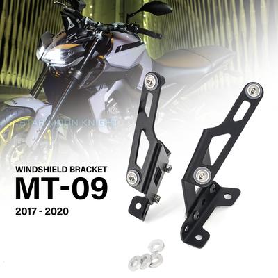 Motorrad Zubehör Windschutzscheibenhalterung Einsteller Sport Bildschirmstreben Halterungen Kits für Yamaha MT-09 MT09 MT 09 2017