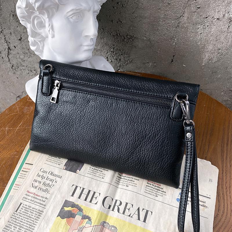 Gothic Stil Frauen Kupplung Tasche Vintage Niet Schädel Weibliche Unterarm Tasche Leder Schulter Umhängetaschen Geldbörse Dropship
