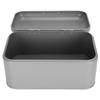 Bread Storage Box Organizer Food Pastries Storage Container for Kitchen Bakery Gray