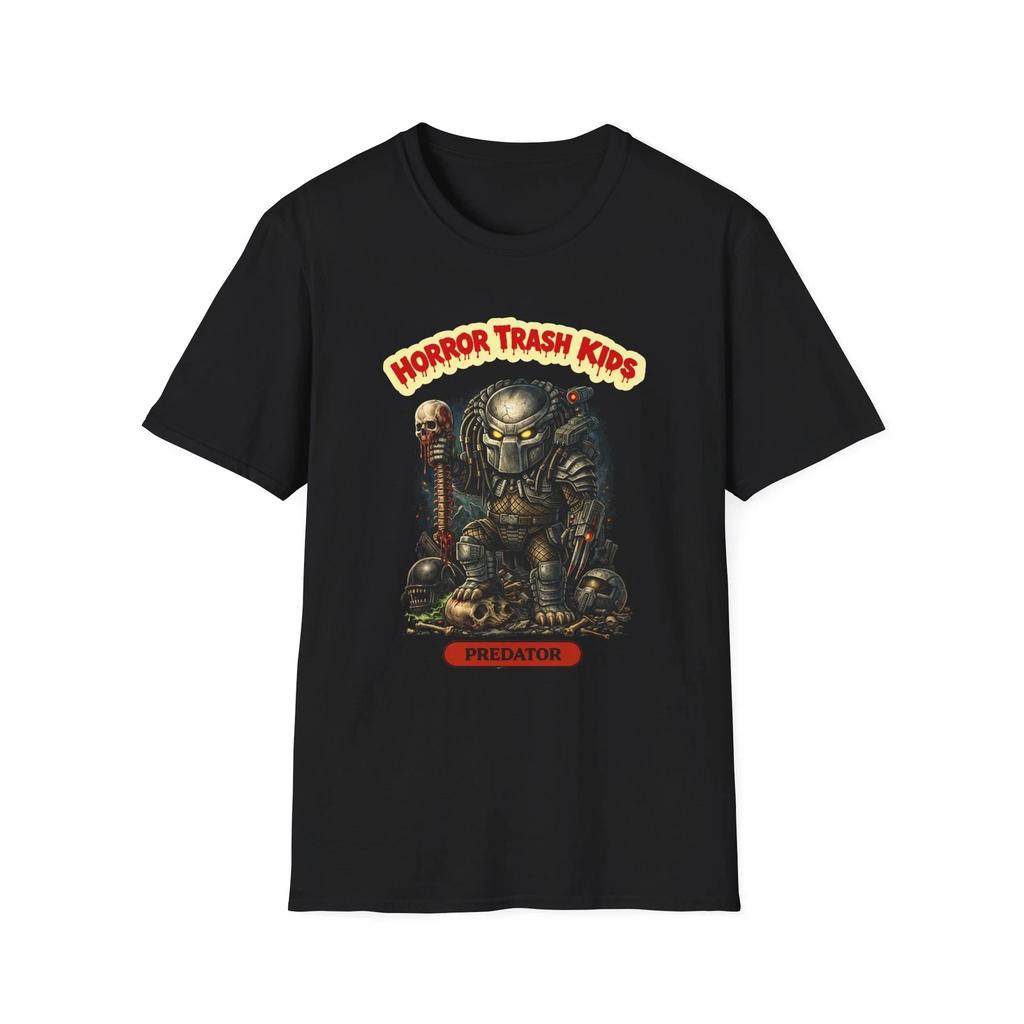 Horror Trash Kids Predator T-Shirt | Retro Monster Illustration
