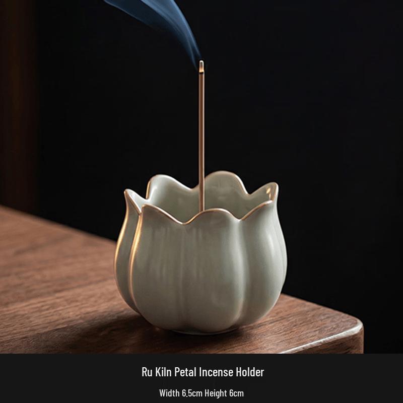 Ru Kiln Ceramic Incense Holder