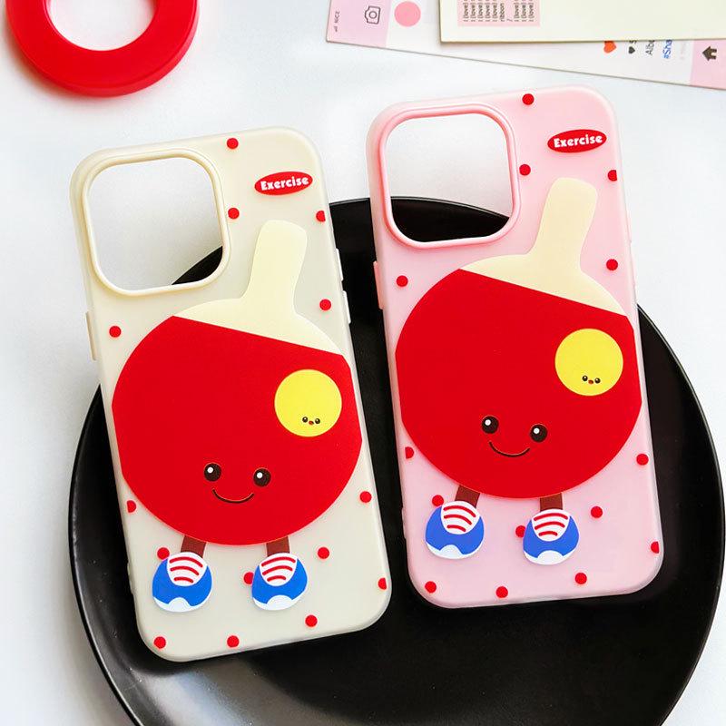 Zhitai Jelly Skin Case for iPhone 11/12/14 Pro Max/15 with Cartoon Design