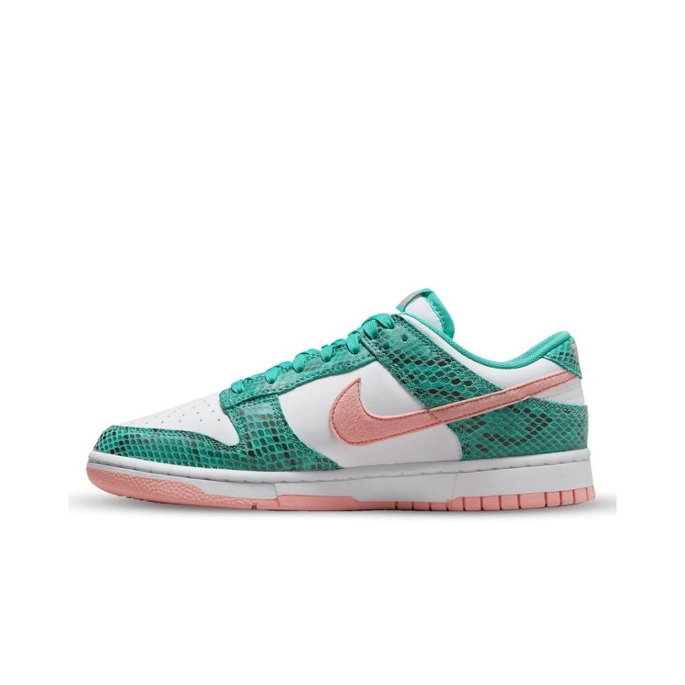 Nike Dunk Low Washed Teal Snakeskin