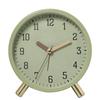 European-Style Alarm Clock New Quartz Minimalist Silent Children's Clock Living Room Desktop Round Creative Student Analog Table Clock