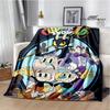 Cuphead Cartoon Printed Blanket Fashion Bed Linings White Flannel Warm Blanket Soft Comfortable Blanket Birthday Gift