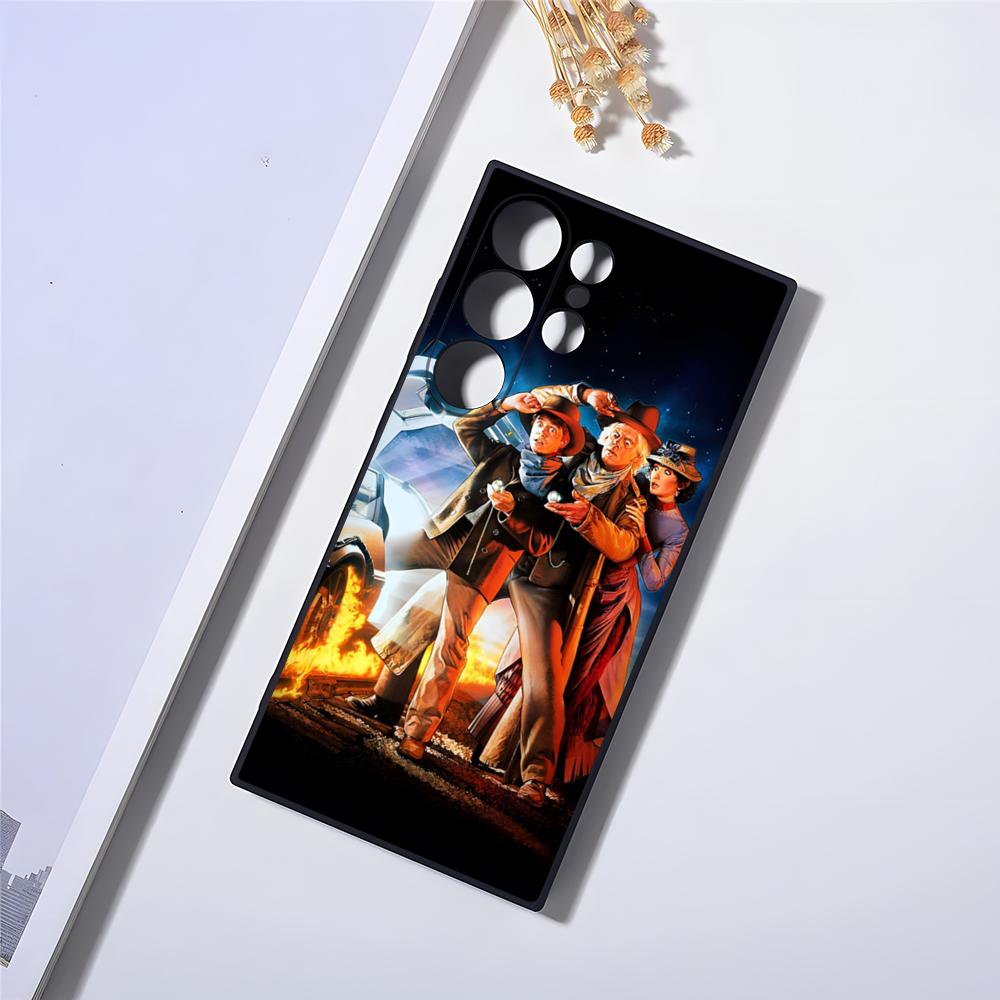 Back To The Future Phone Case For Samsung S24 Ultra S25 S23 Fe S22 S20 S21 Plus A16 A54 A34 A24 A53 A16 Cover