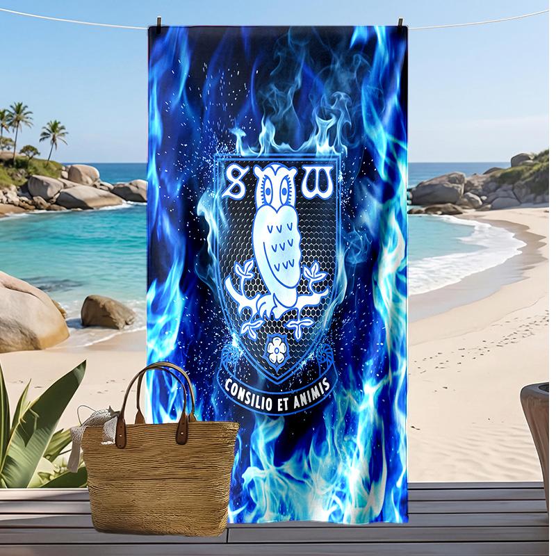 Asciugamano da Spiaggia con Stampa del Sheffield Wednesday Football, Asciugamano Grande Morbido Asciugatura Rapida per Spiaggia Campeggio Nuoto