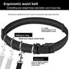 Outdoor running pet leash nylon reflective night run walk fanny pack leash dog leash set
