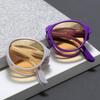 Foldable Night Vision Anti-Blue Light Reading Glasses with HD Eye Protection for Men