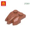Non-Toxic 135Pcs/Lot 27261 Special 2X 3 Plate With Rocks Building Blocks Moc Accessories Compatible With Brick Children Toys Gift Box