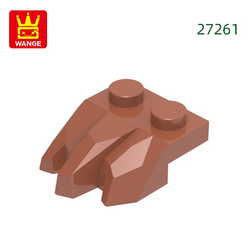 Non-Toxic 135Pcs/Lot 27261 Special 2X 3 Plate With Rocks Building Blocks Moc Accessories Compatible With Brick Children Toys Gift Box