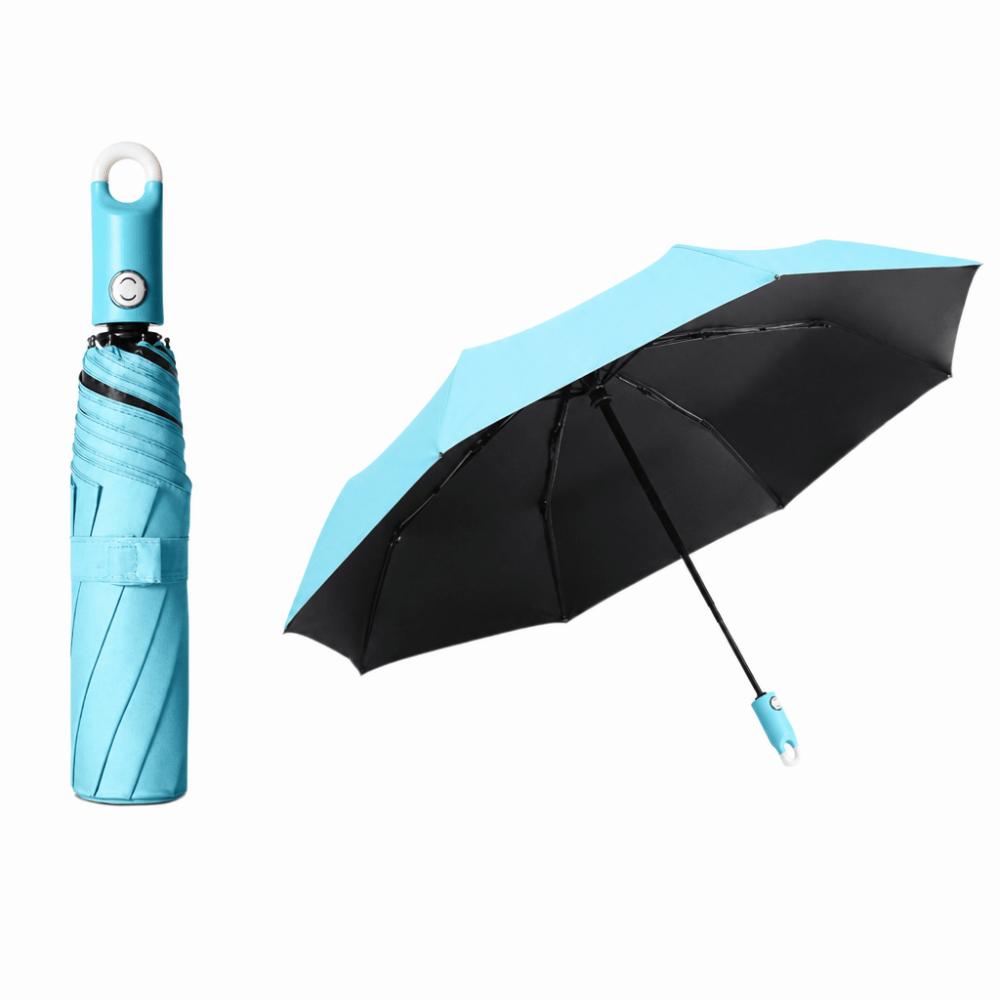 3-Folding Windproof Umbrella 360° Rotating Handle Compact Umbrella Durable Travel Umbrella  Travel