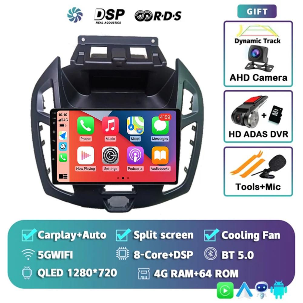 9" Radio Android 14 Audio For FORD TRANSIT Connect 2014 2015 CarPlay WITSON Multimídia Automotivo GPS WIFI DSP Car Stereo 2Din