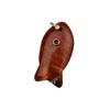 Natural Crystal Fish-Shaped Pendant: Red Agate, Lapis Lazuli, Tiger Eye, Jade Clavicle Chain