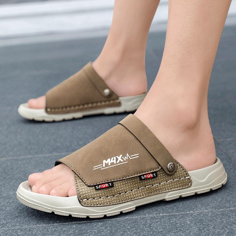 Sandals Men's Summer Wear Non-slip Thick-soled Wear-resistant Driving Slippers Outdoor Sports Wading Beach Sandals