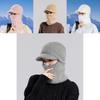 Winter Knit Hat With Face Mask And Ear Cover For Womens Cold Weather Comfort