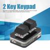 2 Tasten Rot   Tastatur   USB Mechanisches Tastaturpad für Rhythmusspiele Copy Paste Funktion