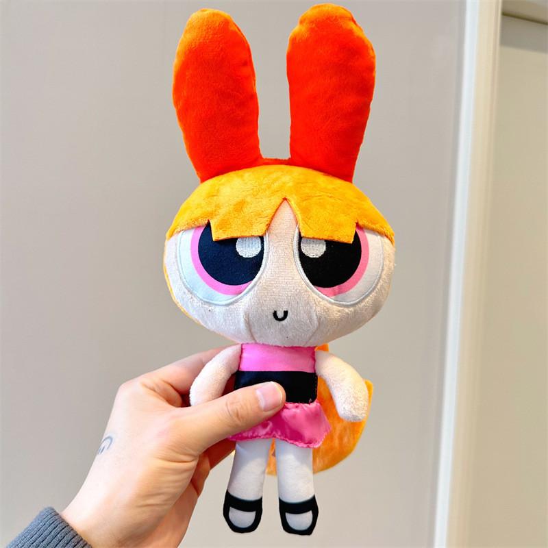 Entzückendes Powerpuff Girls Plüschtier Weiche Cartoon Blossom Bubbles Buttercup Puppe