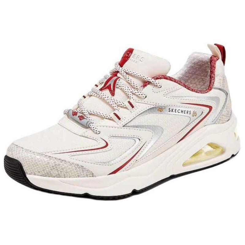Skechers Street Men Light Wear Resistant Low Top Running Shoes White 802025-WRD 41