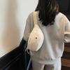 Grid Pattern Waist Bag Multiple Pockets Fashionable Crossbody Bag for Women Street Style Accessory