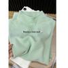 Women's Slim Fit Wool Knit Half-High Neck Sweater - Versatile Winter Base Layer for 2024 Autumn/Winter.