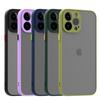 Coque de protection - E.F.CONNECTION - pour iPhone 13 Pro Max - Violet - Semi-rigide - Verre Trempé