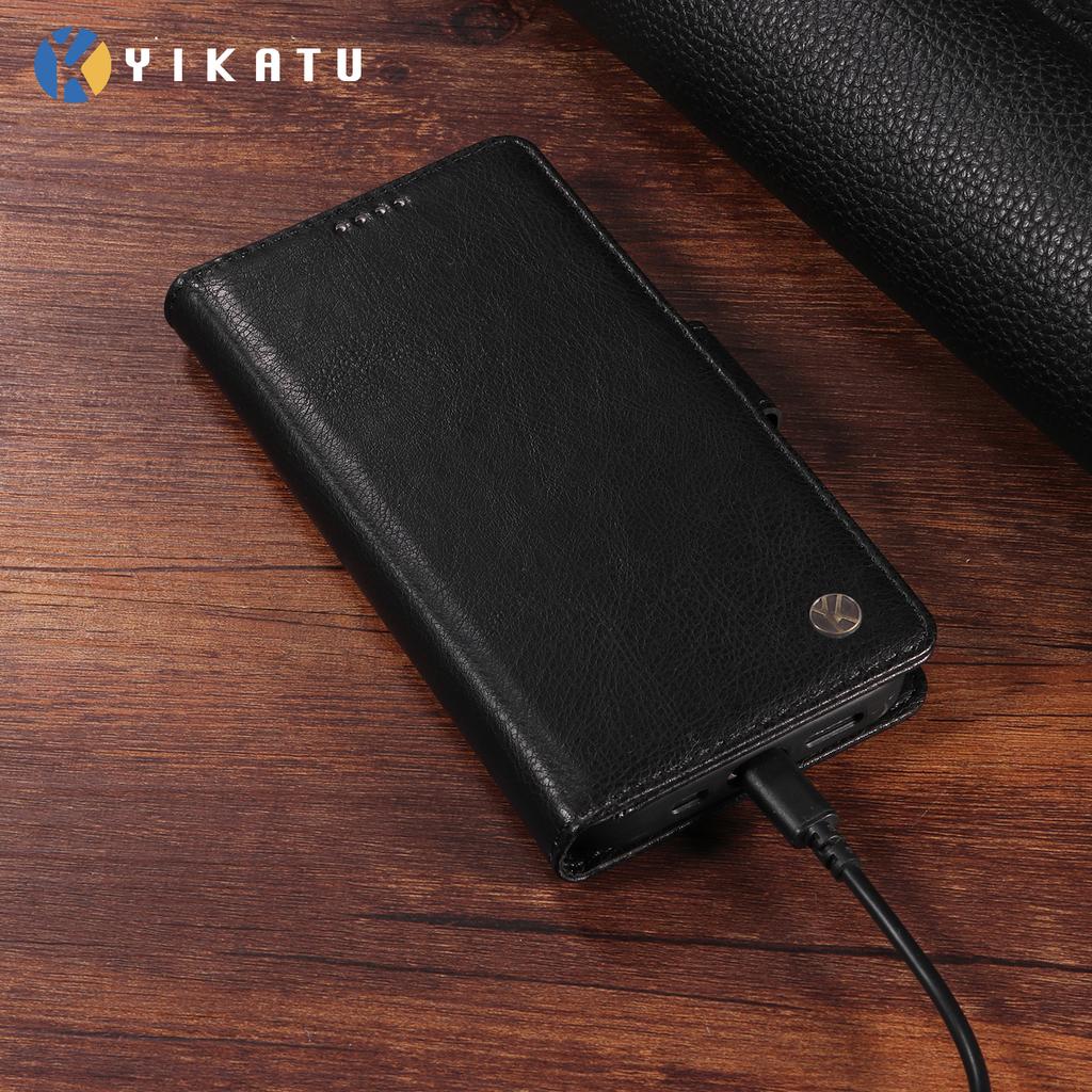 For Samsung Galaxy S26/S26 Pro Case YIKATU YK-007 Litchi Texture PU Leather Wallet Phone Cover