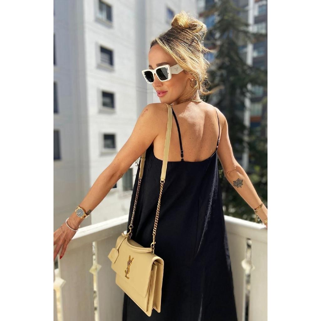 Zebra Patterned Strappy Deep Slit Wrapped Summer Dress