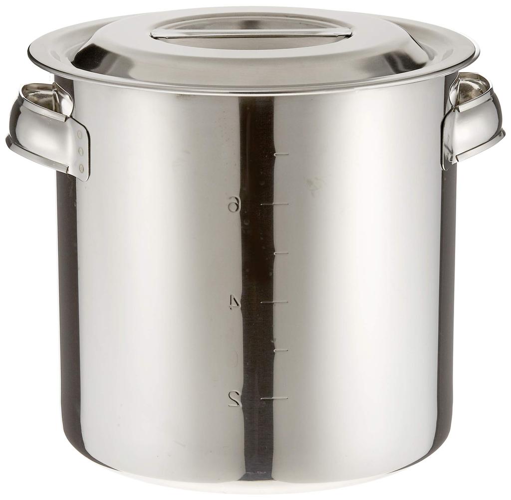 EBM Kitchen Pot 22cm with Plate 18-8 Pot/dish