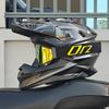 DOT Approved Adult Motorcycle Helmet Off-Road Dirt Bike Racing Full Face Helmet with Goggles