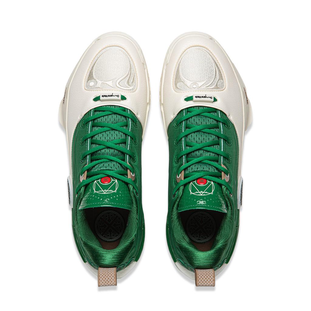 Li Ning WOW12 Cushioning Slip Resistant Abrasion Resistant Breathable Rebound Grip Low top Basketball Shoes Men's ABAV085-4