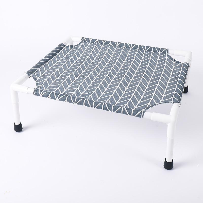 

Раскладушка для домашних животных, летняя собачья будка, деревянная будка, пригодная для использования в любое время года, съемный и моющийся кошачий коврик, будка для кошек, товары для животных 52*46*18 cm