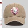 pc Unisex Cherry Blossom Tree Print Baseball Cap Simple Decorative Hat for Home and Casual Wear Multiple Colors Available Co