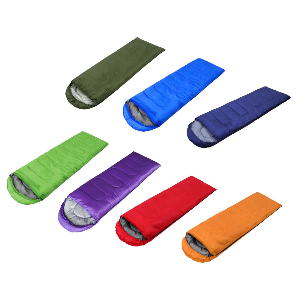 Rectangle Backpacking Sleeping Bag with Compression Sack, Lightweight 3 Season Sleeping Bags for Outdoor Camping Travel