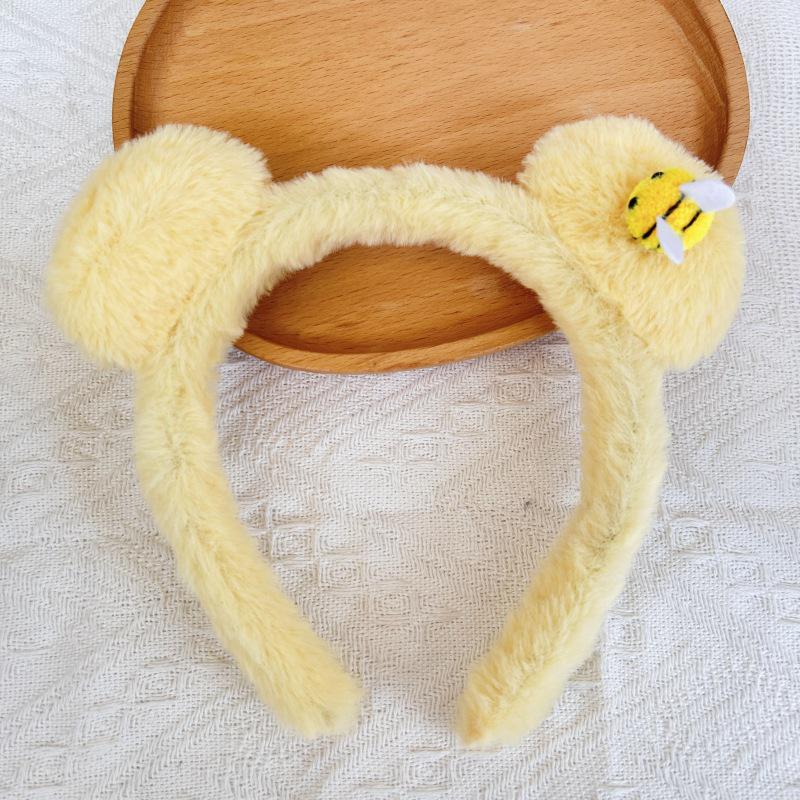 Adorable 2024 Cartoon Hair Tie & Plush Headband Set for Women - Cute Hair Accessories & Gift