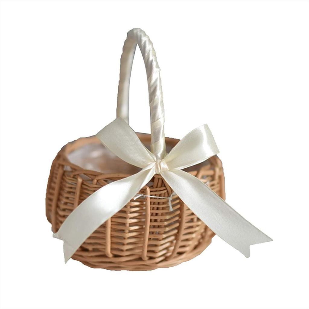 M-Modern-Woven Flower Basket Hualanzi Wicker Basket Candy Gift Basket