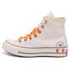 Chuck Taylor High Top Sneakers Fashion Comfortable Durable Unisex Sneakers Beige Orange A16575C