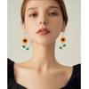 Sunflower Earrings Cute Women's Earrings Fashion Simple Yellow Enamel Daisy Sunflower Fun Gifts For Daily Wear Party