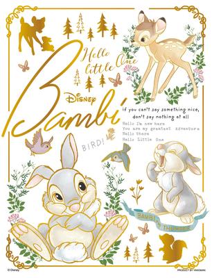 Yanoman [Made In Japan] 300-Piece Jigsaw Puzzle, Petit Petit Light Series, Disney Colorful Gold Bambi 42-109 (16.5 X 21.5 Cm), Includes Piece Request