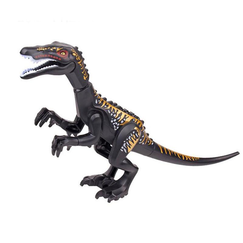 Jurassic Building Blocks World Dinosaurs Figures Bricks Baryonyx Tyrannosaurus Rex Indominus Rex I-Rex Assemble  Kids Toys