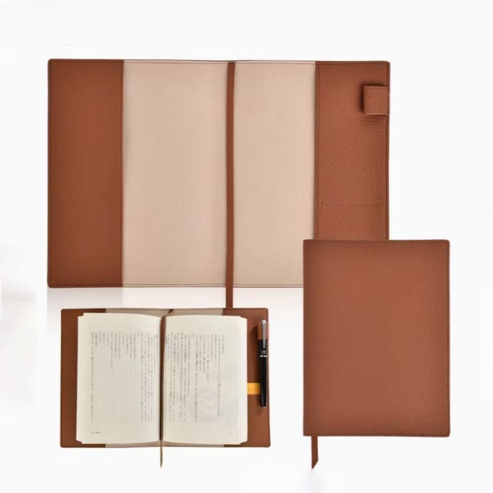 PU Leather Notebook Cover Replaceable Notebook Leather Cover Book Protective Cover Home Office Use