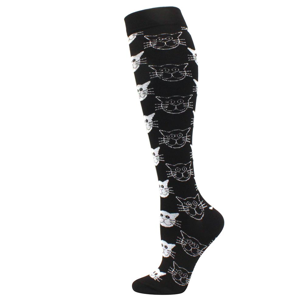 Neue Kompressionsstrümpfe Druck Pflegesocken für Ödeme, Diabetes, Krampfadern, Durchblutung Sportsocken