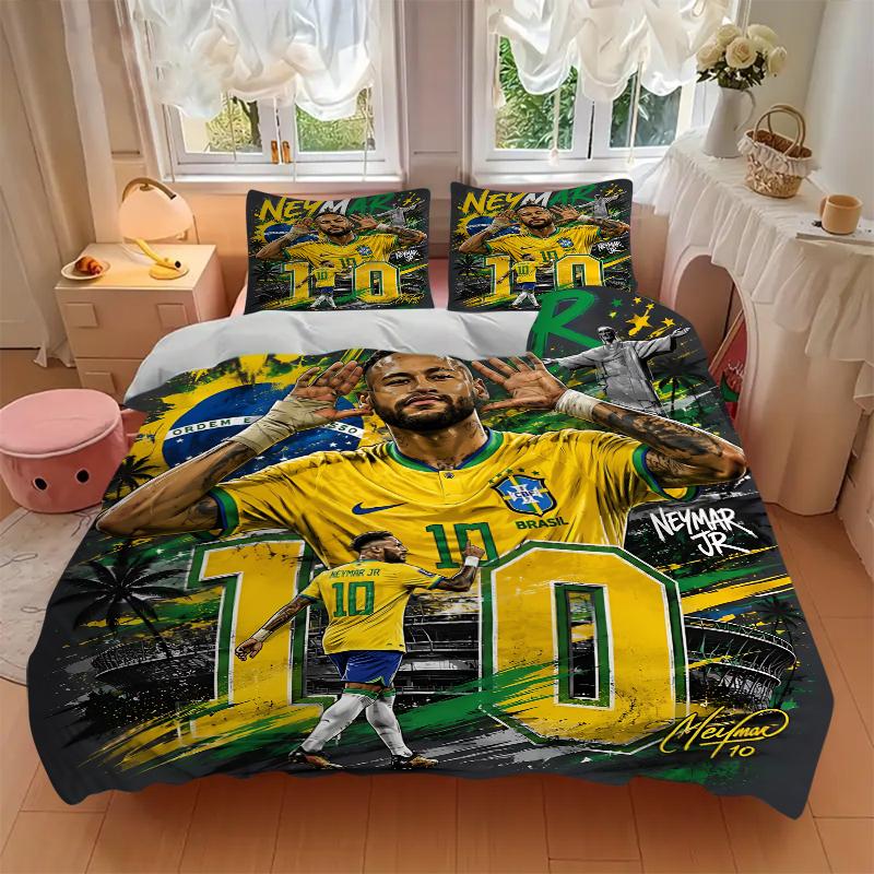 3Pcs Neymar Jr Brazil Legend Bedding