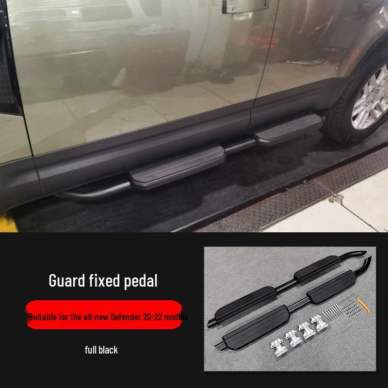 Aluminum Alloy Side Steps for Land Rover Defender 110/90/130