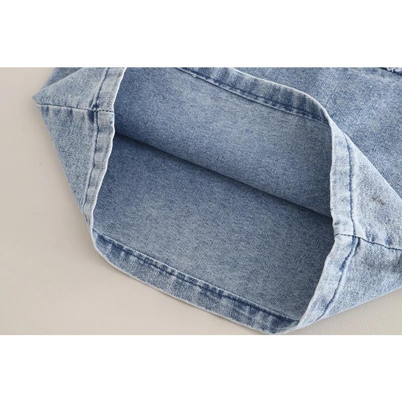 Children Cotton Clothes Summer Boy Causal Denim T Shirt Short Set Infant Kid Fashion Toddler Tracksuit