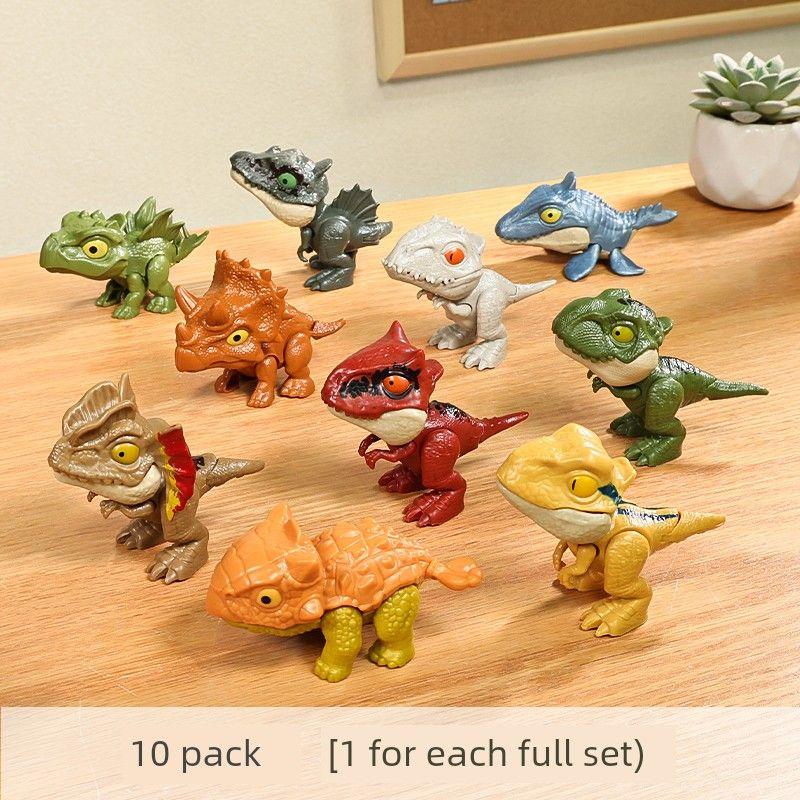 

Юрский Укус Палец Треугольник Динозавр Детская Игрушка Pack of 10 [1 for each full set]]
