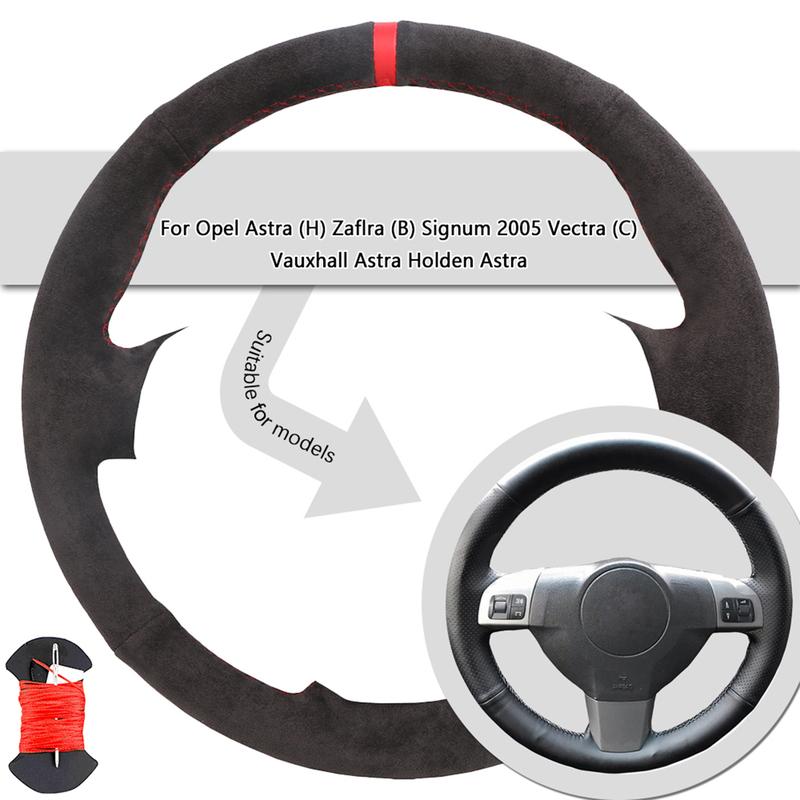 Husa Volan Auto din Piele Suede Pentru Opel Astra (H) Zaflra (B) Signum 2005 Vectra (C) Vauxhall Astra Holden Astra
