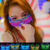 Voice-Controlled LED Trendy Light-Up Shutter Glasses for Festivals